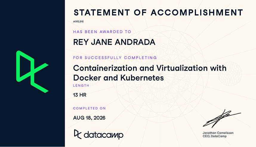 Docker & Kubernetes certificate